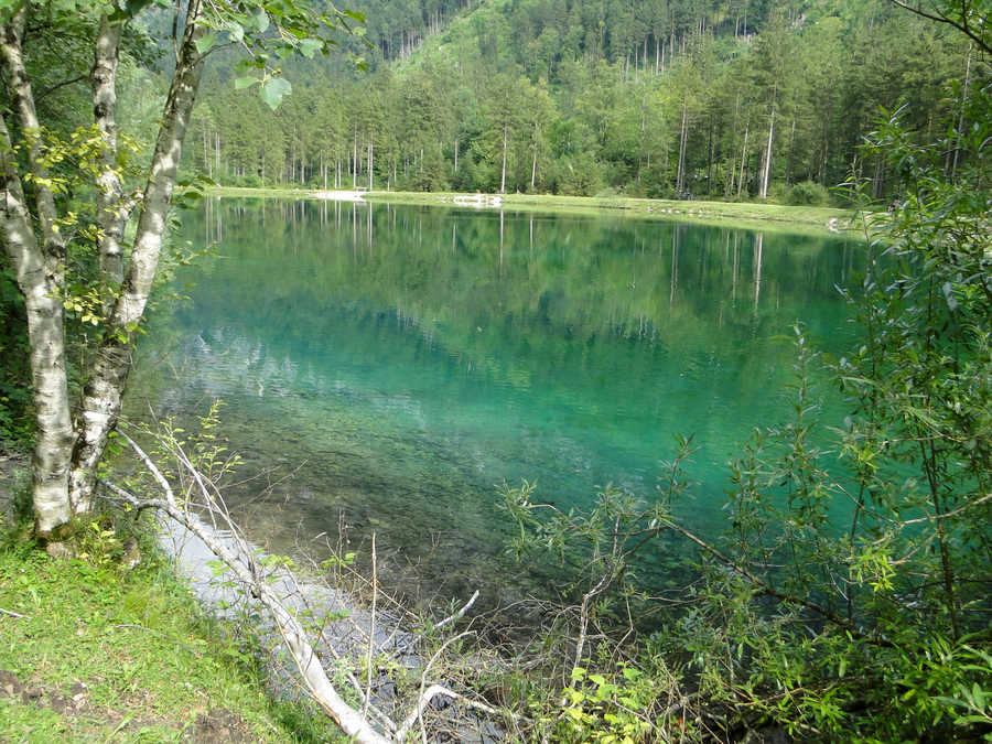 Blick über den Oberen Bluntausee