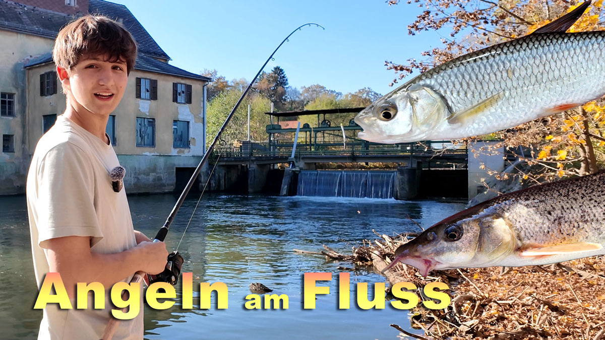 Fischen an der Feistritz in Fürstenfeld mit verschiedenen Ködern und Montagen