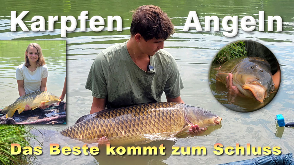 Karpfenangeln - Angeln auf Karpfen im Sommer - Der letzte Tag im Angelurlaub - 25 kg Karpfen